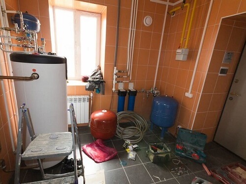 Газовая котельная в доме в Сморгони