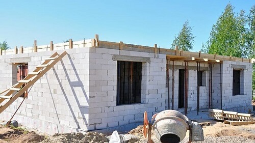 Кладка стен из газосиликатных блоков в Сморгони