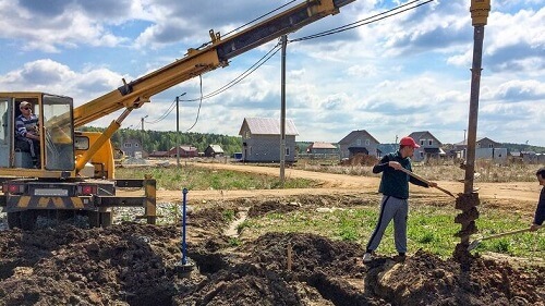 Свайно-ростверковый фундамент в Сморгони