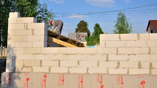 Укладка газосиликатных блоков в Сморгони