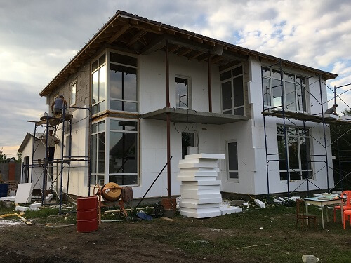 Утепление пенопластом наружных стен в Сморгони