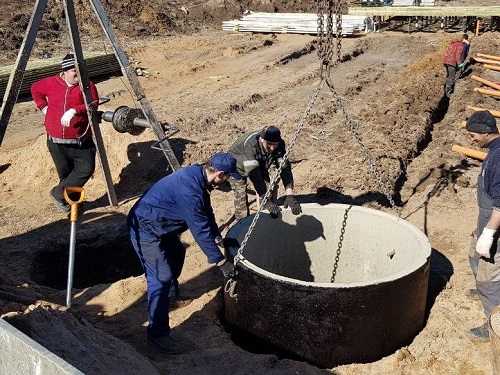 Чистка колодцев в сморгони